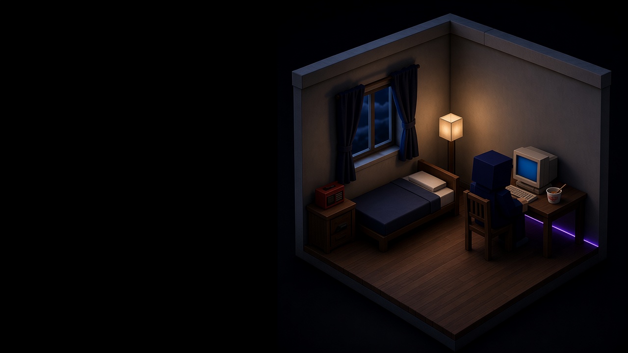 Snitch's small voxel room